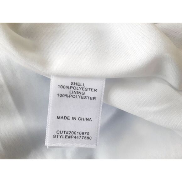 Premier Amour Blue White Prints Halter Fully Lined Cocktail Dress S10 NWT $79 - Picture 9 of 13